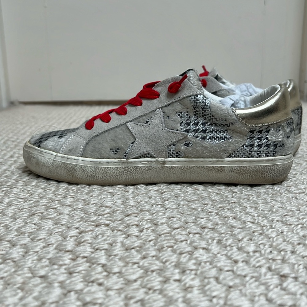 Steve Madden Philosophy White Multi Sneakers